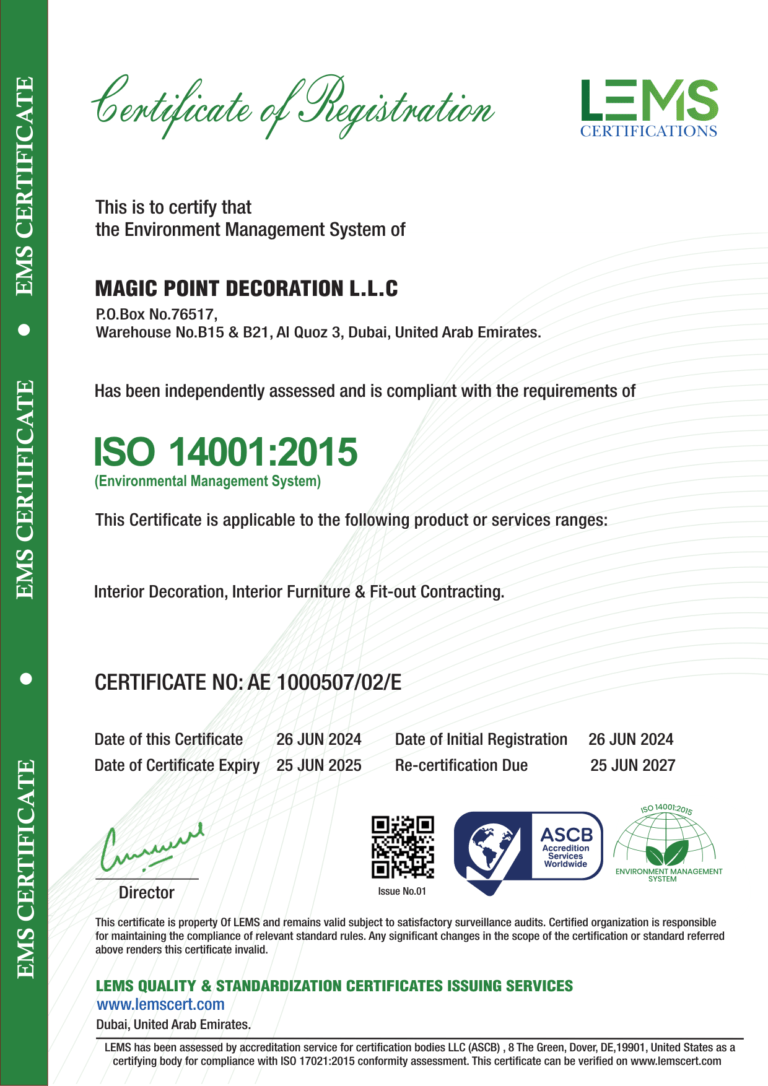 ISO 14001:2015 Certification