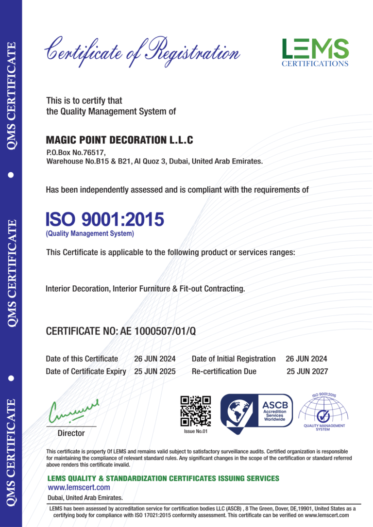 ISO 9001:2015 Certification